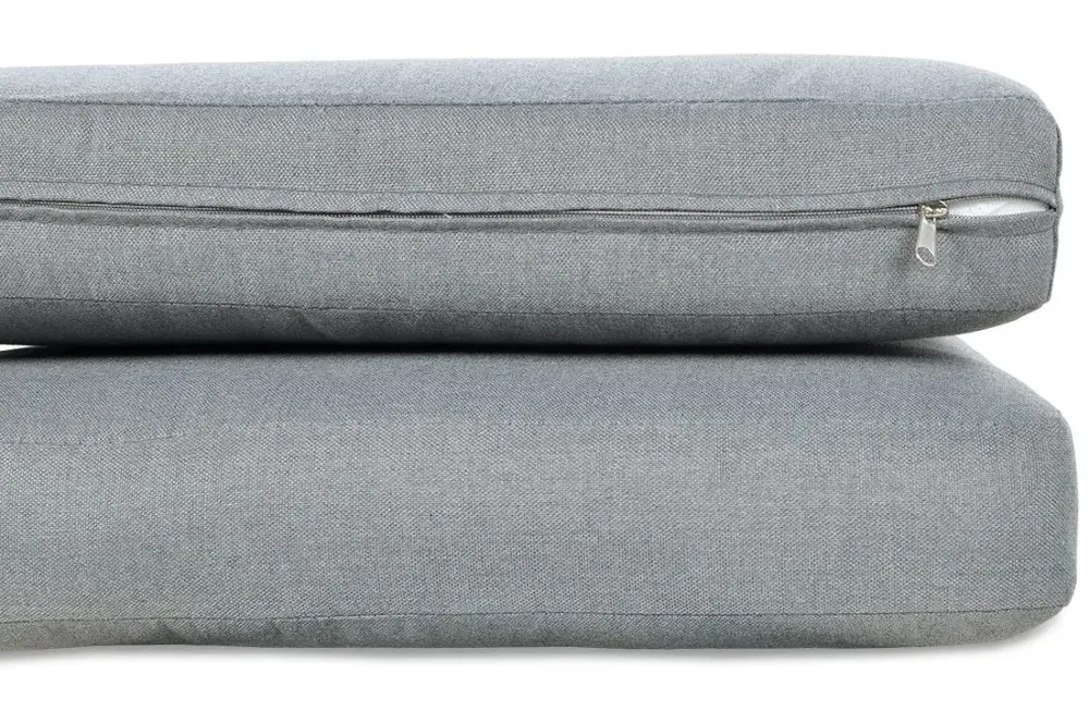 Narożnik ogrodowy modułowy MARYLAND DINING ze stołem technorattan szary - FG003019