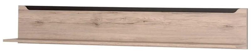 Półka DESJO 31 wisząca dąb sanremo brąz 170x27x24cm Półka DESJO 31 wisząca dąb sanremo brąz 170x27x24cm