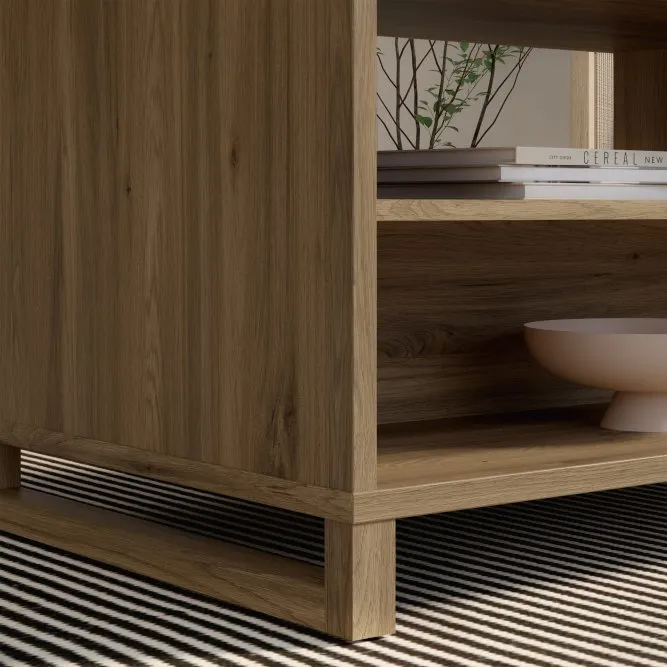 Stolik kawowy MAREDA z półką - dąb valencia - CFTT5198-D116