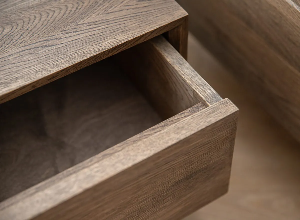 Szafka nocna dębowa wisząca dąb dymiony Adria - PRHADRIA02DD