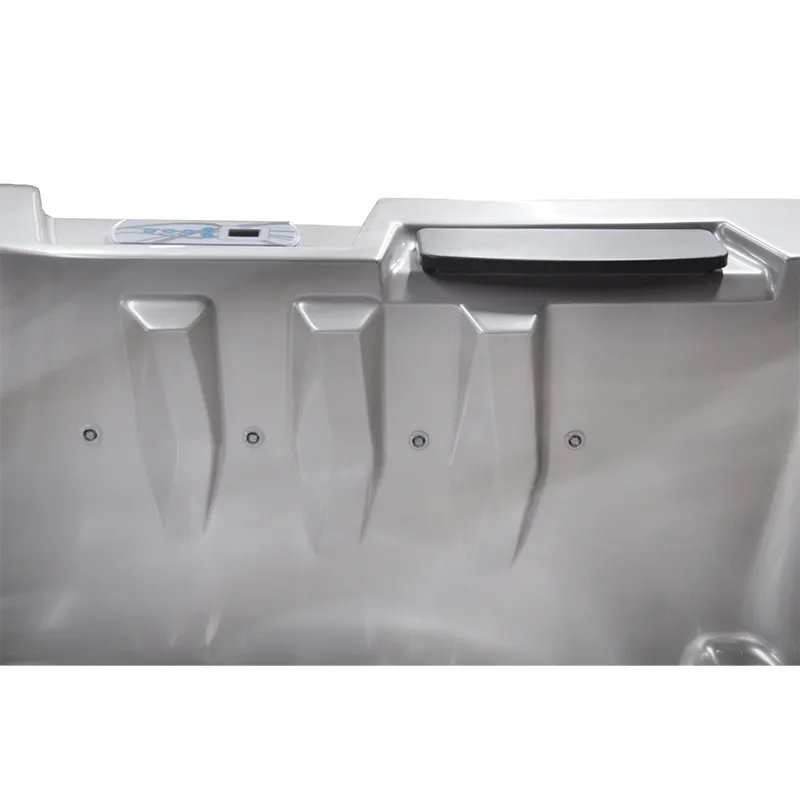 Jacuzzi ogrodowe 2-os. z hydromasażem SPA-749 200x135 cm biały/brązowy - HS_SPA749-3284