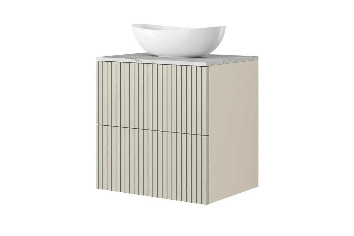 Szafka pod umywalkę NICOLE 60 2SZ - kremowa - B_149050