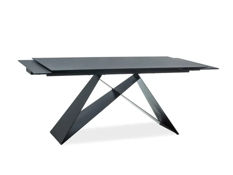 Stół rozkładany WESTIN czarny 90x160(240) cm czarny - WESTINCC160