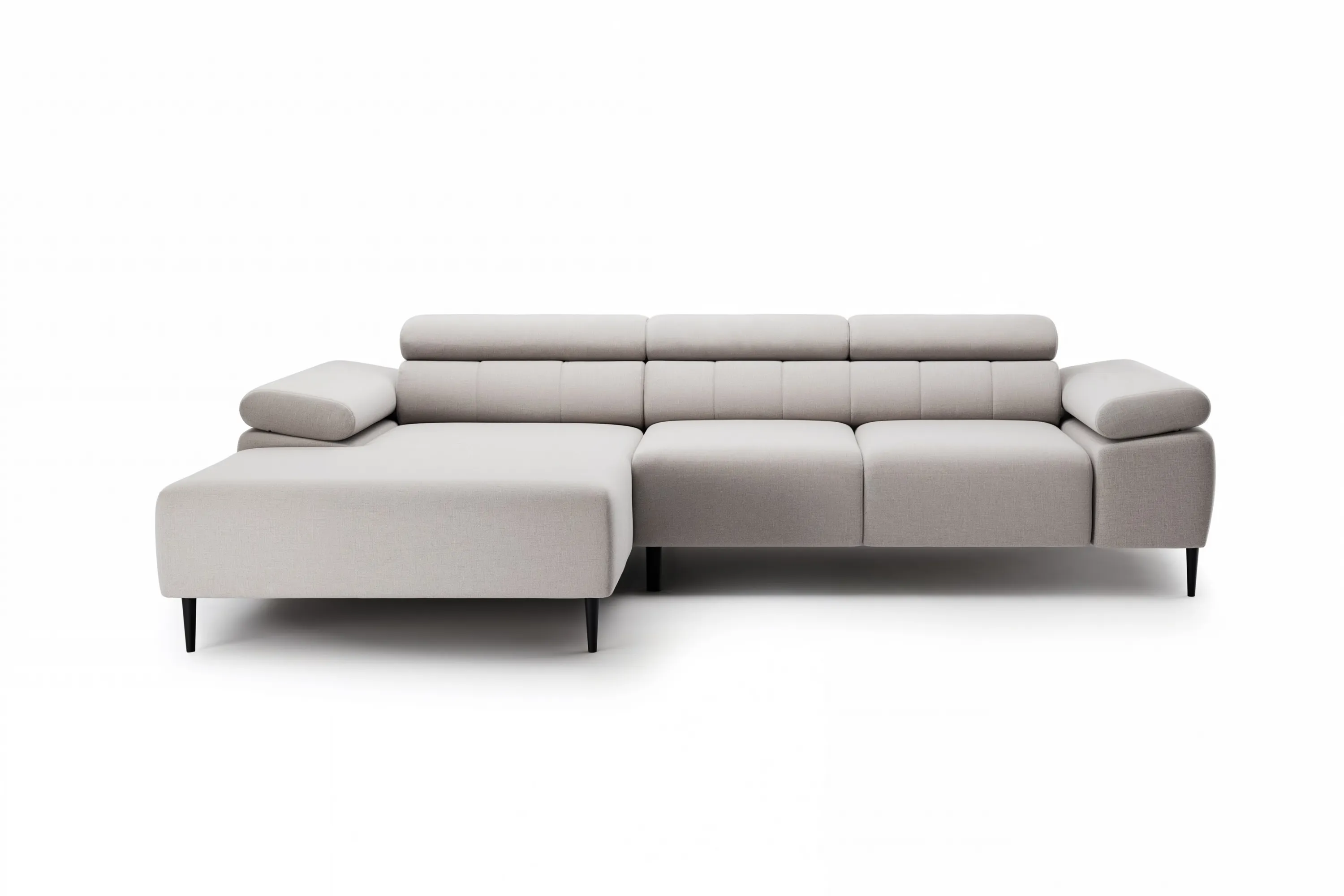 Narożnik lewostronny TALORIA MINI (Maya 01) 290x180 cm elektrycznie wysuwane siedzisko beżowy - B_162488