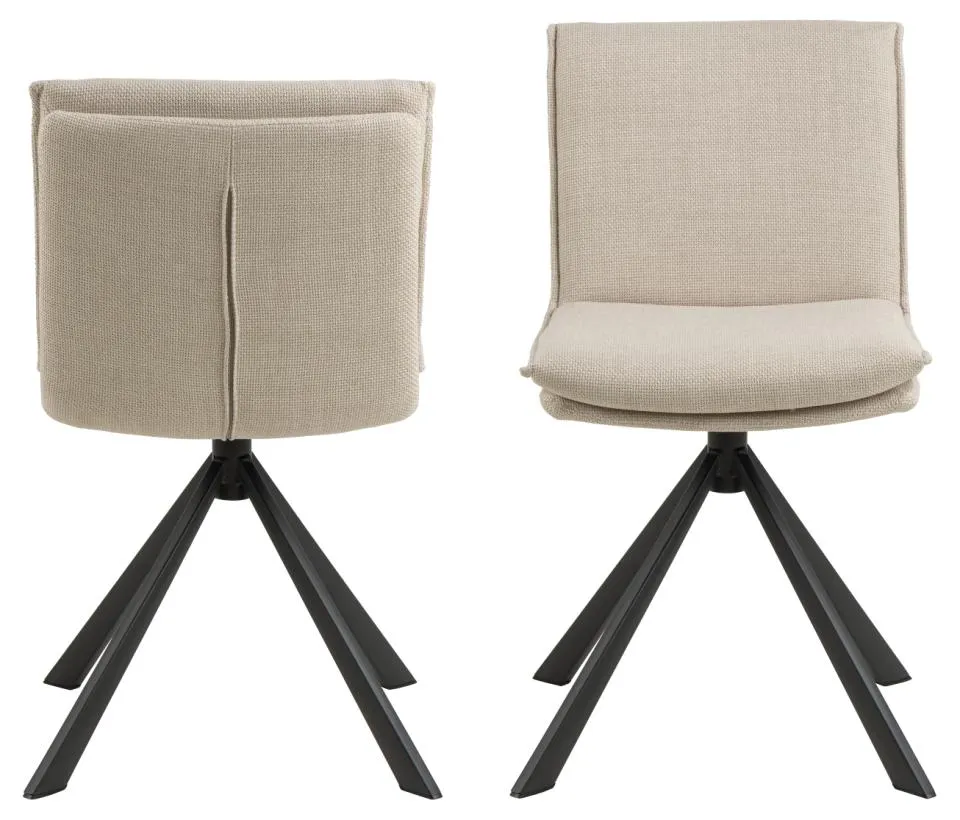 Krzesło obrotowy Lagos Beżowy, Czarny - 0000101135