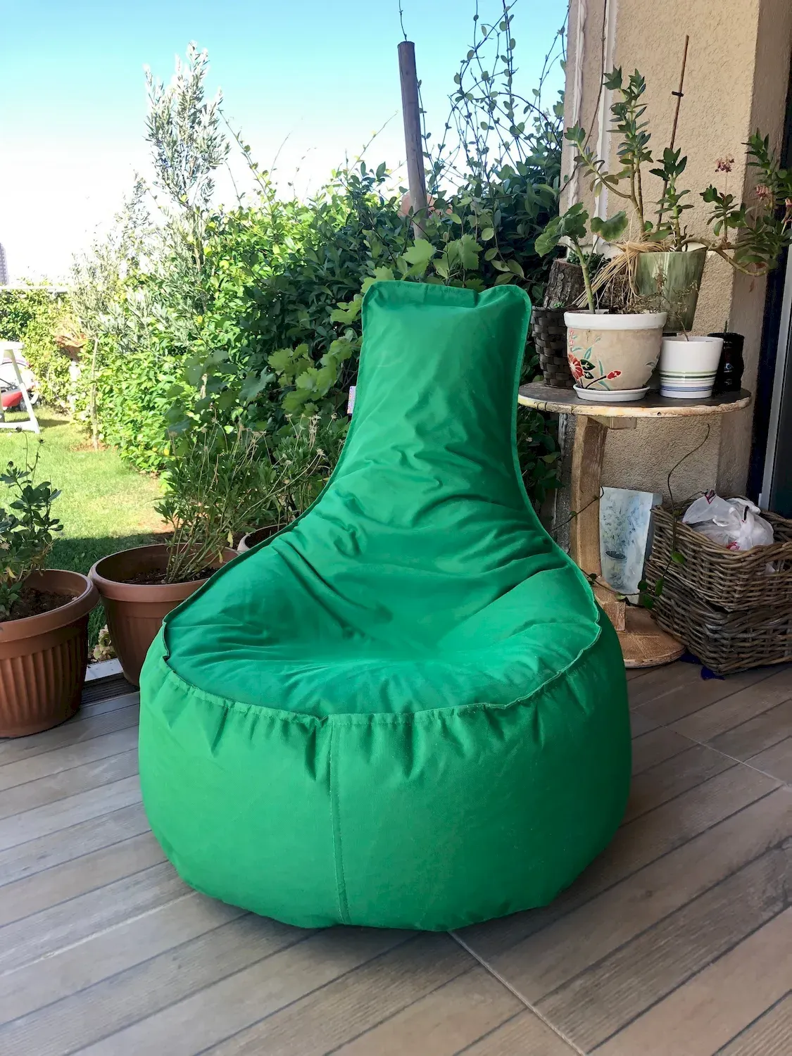 Pufa wodoodporna PFT1187 zielona — zdjęcie 2