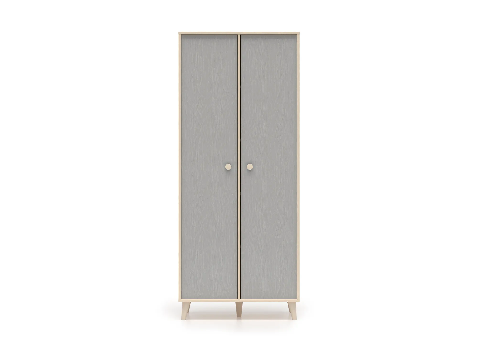 Szafa 2-drzwiowa MEVEL 02 piasek pustyni, szary pallad - 1MEVE02-002