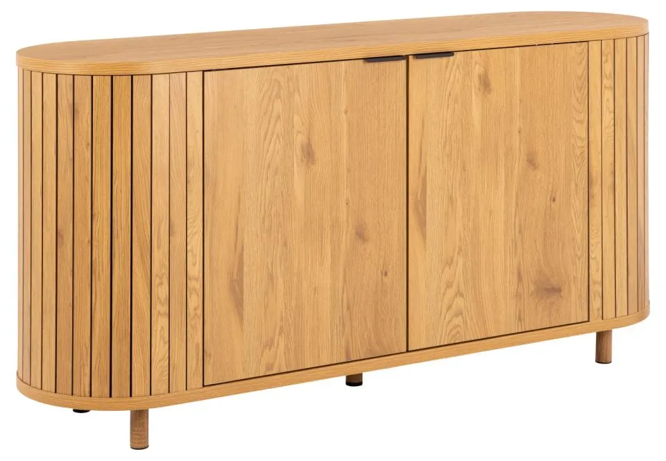 Komoda 2-drzwiowa z półkami COLIMA 160x80 dąb naturalny Komoda 2-drzwiowa z półkami COLIMA 160x80 dąb naturalny
