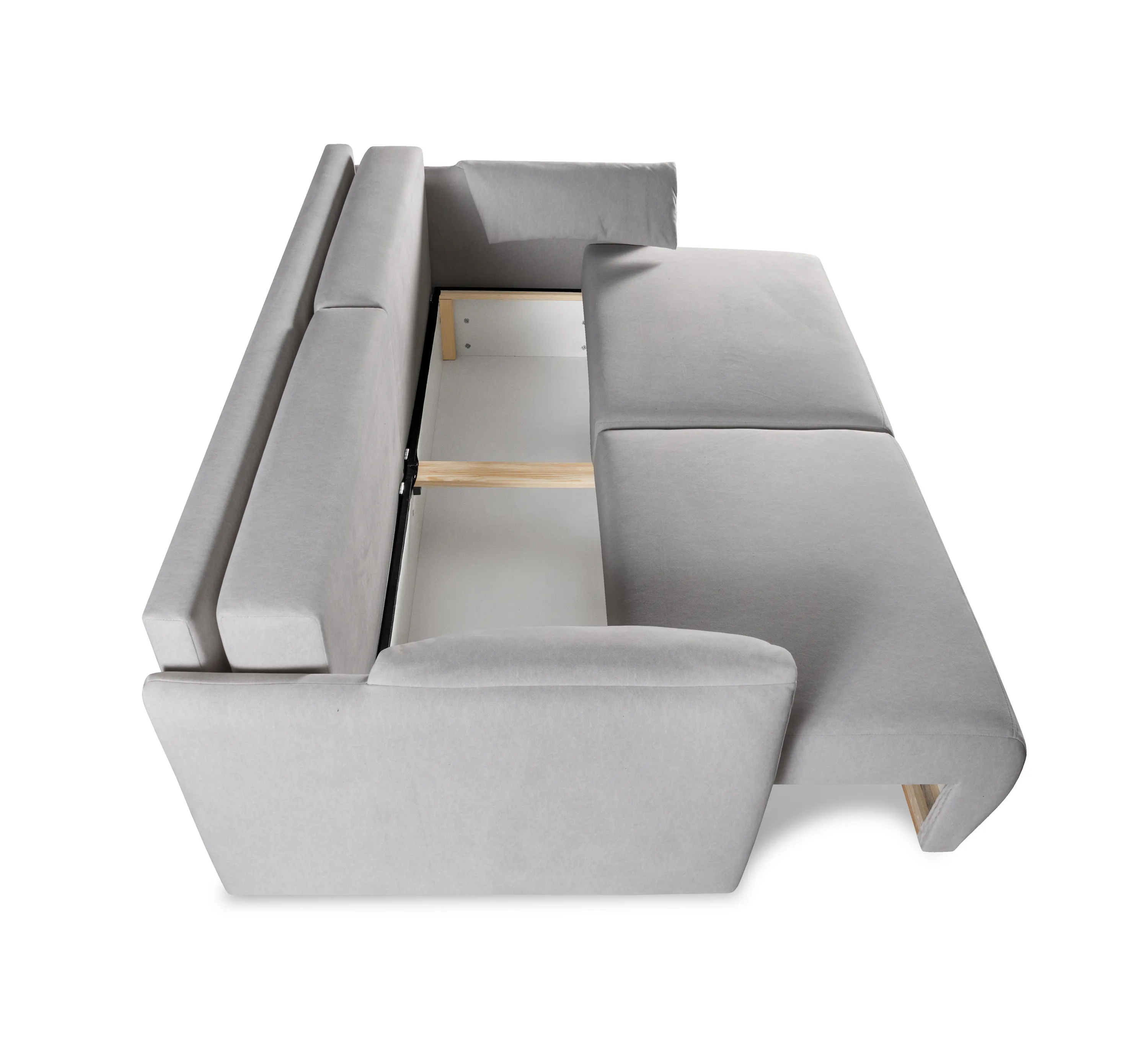 Sofa z funkcją spania Cruzzo Castel 80 szara