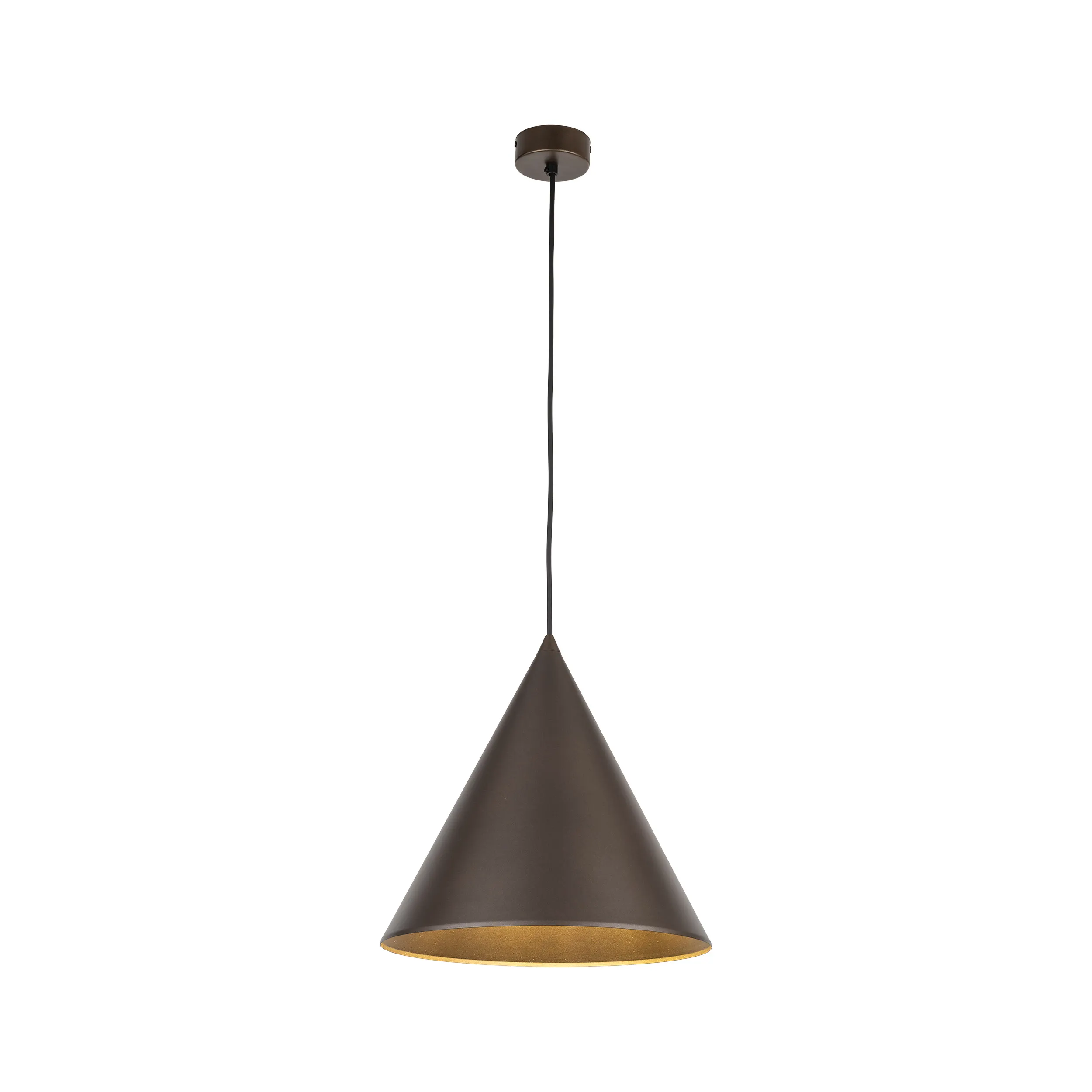 Lampa wisząca CONO brązowa 170x32cm - TK_10038