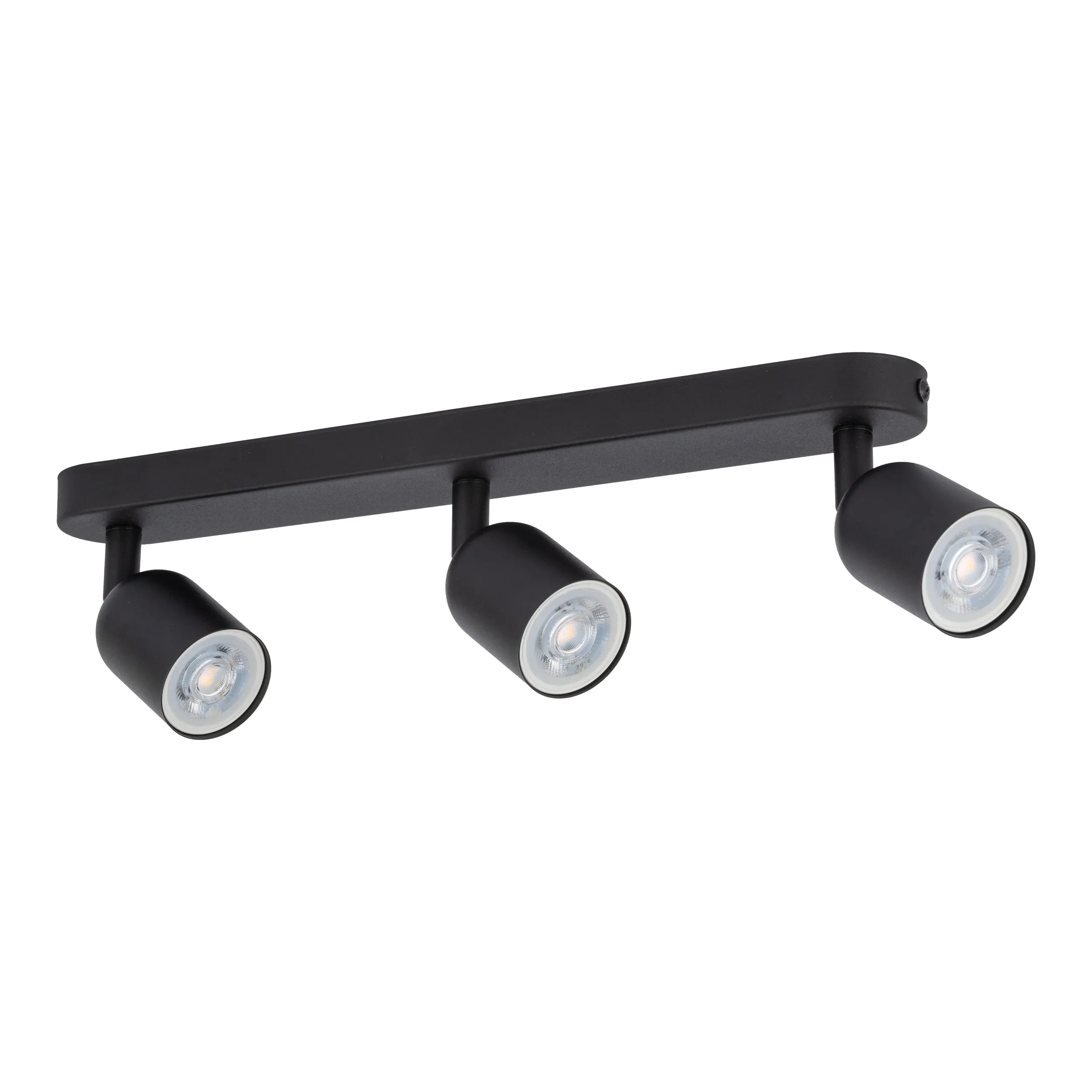 Lampa sufitowa TOP czarna na metalowej listwie regulowana 50x18x14cm