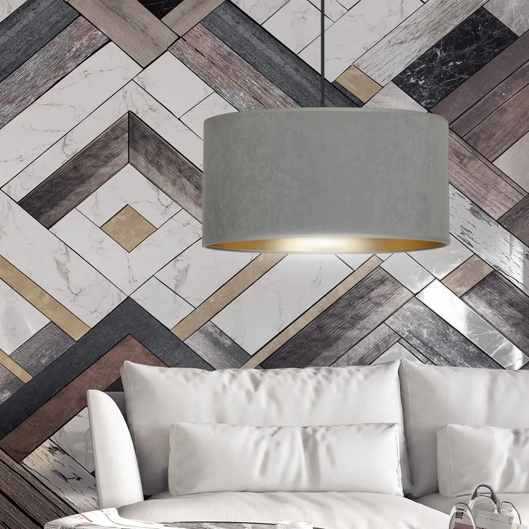 Lampa wisząca HILDE 1 czarny szary — zdjęcie 9