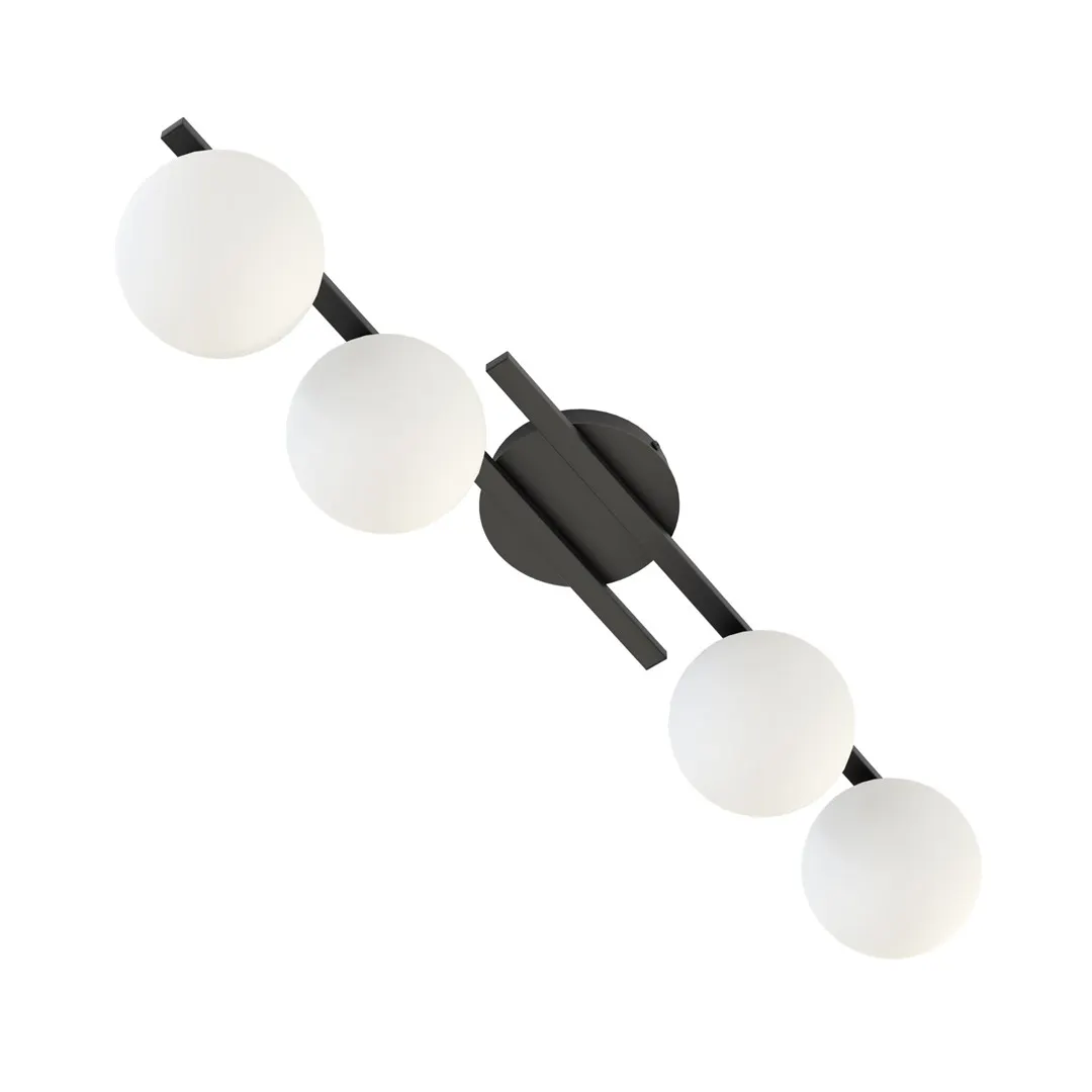 Lampa sufitowa kule KAIRO 4 BL OPAL