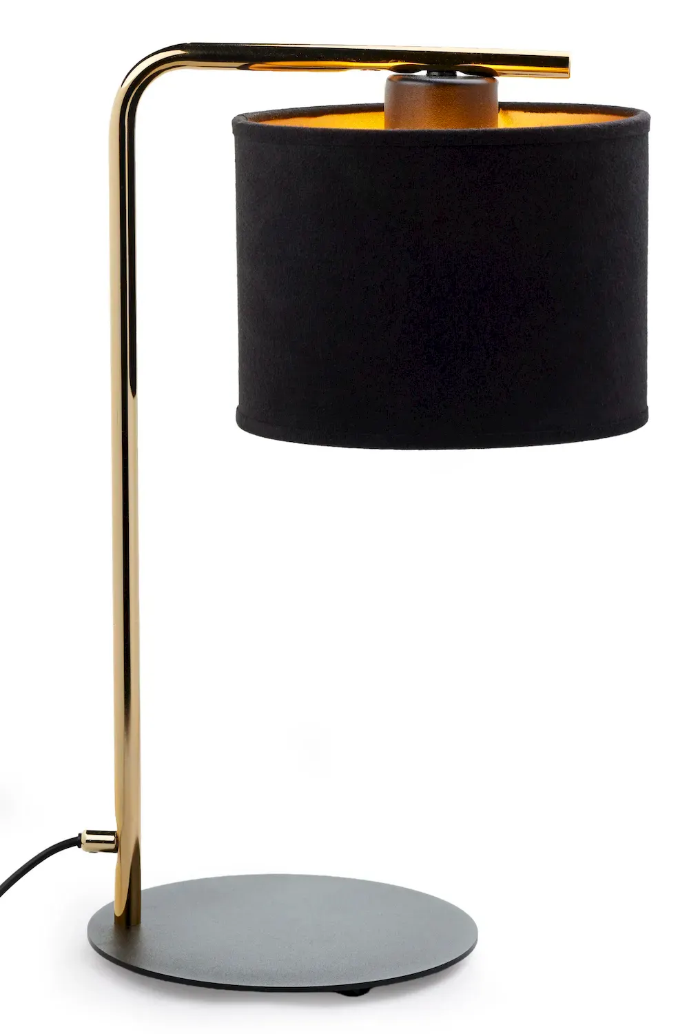 Lampka nocna ARIEL złoty szczotkowany czarny - SI_41629SI_