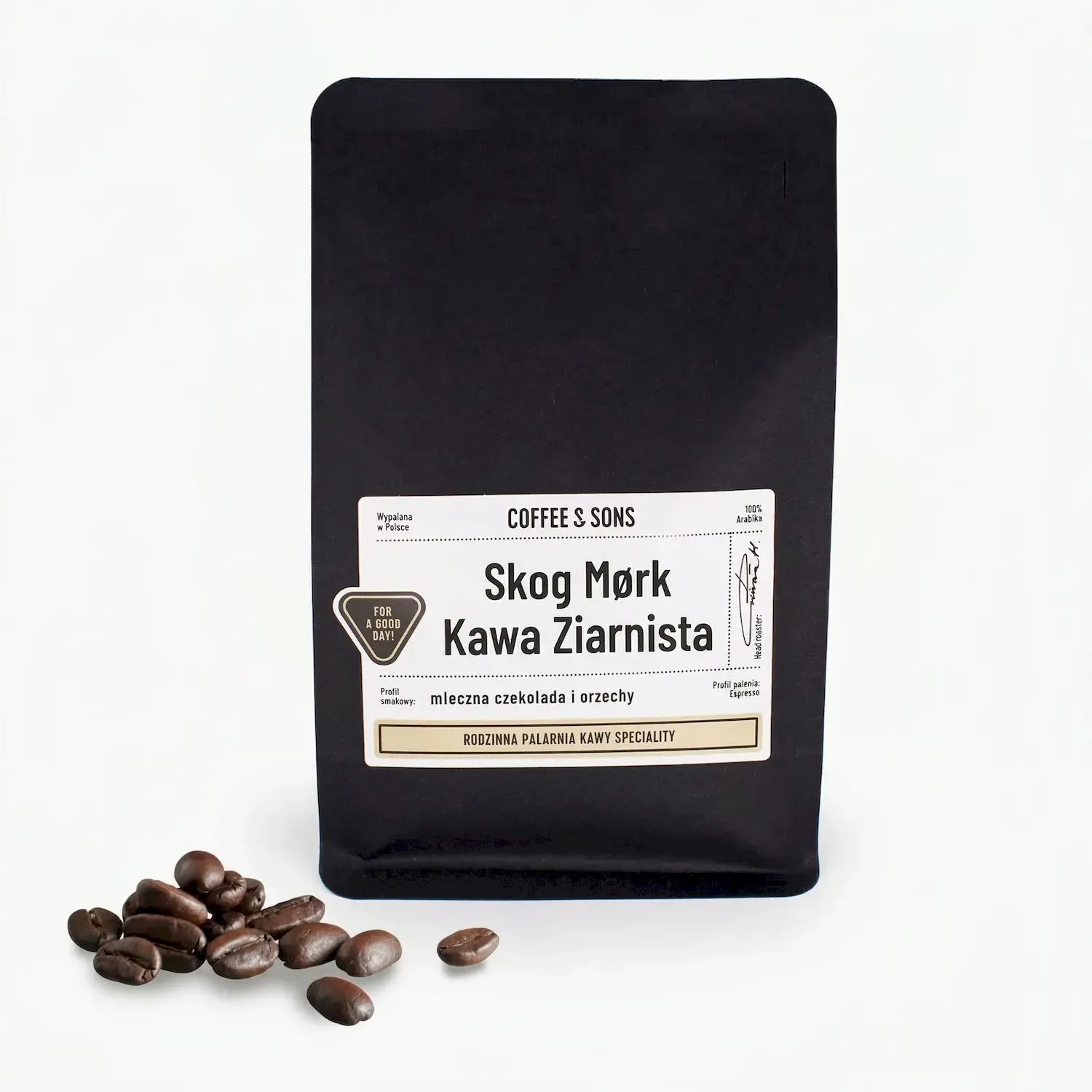 Kawa ziarnista DUKA SKOG MORK 250g czekolada orzechy Coffee And Sons Kawa ziarnista DUKA SKOG MORK 250g czekolada orzechy Coffee And Sons
