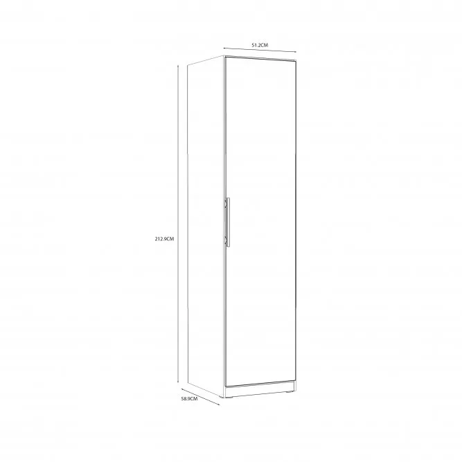 Szafa ubraniowa CADIXO Dąb Sonoma 81 - CDXS81-D30