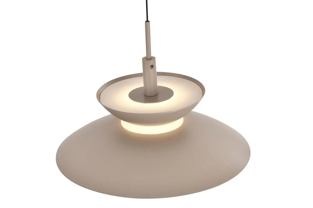 Lampa wisząca prosta GUBBIO 4 LED kaszmirowa