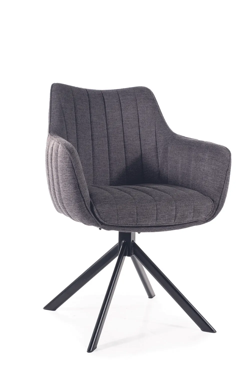 KRZESŁO obrotowe 180° AZALIA BREGO CZARNY STELAŻ / C.SZARY 18 SIGNAL