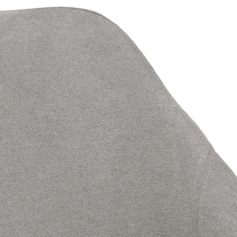 Krzesło Lana, jasnoszary- czarny ( zestaw 2 sztuk ) - 0000098132