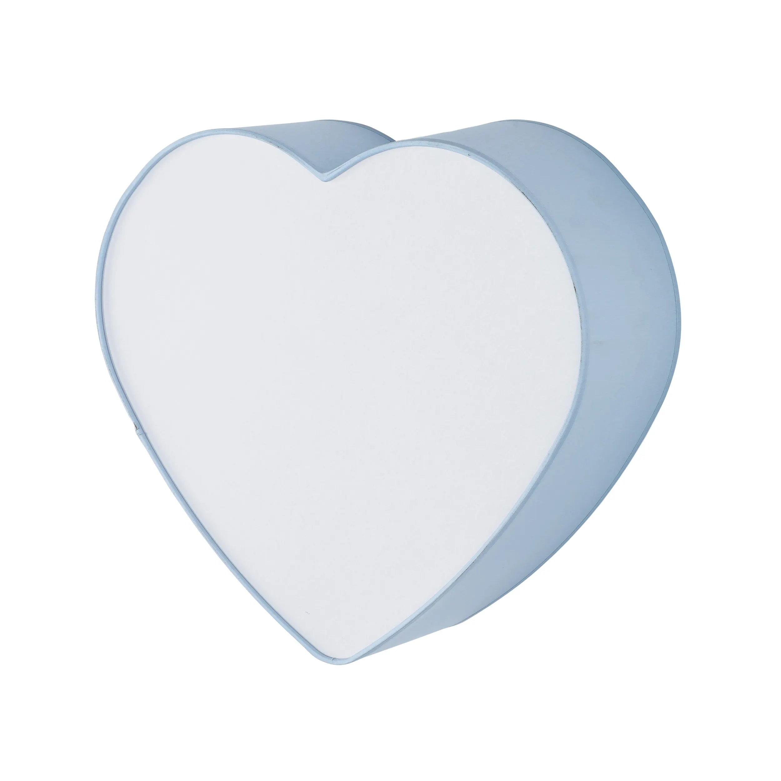 Kinkiet HEART niebieski z bialym kloszem w kształcie serca 42x38x13cm