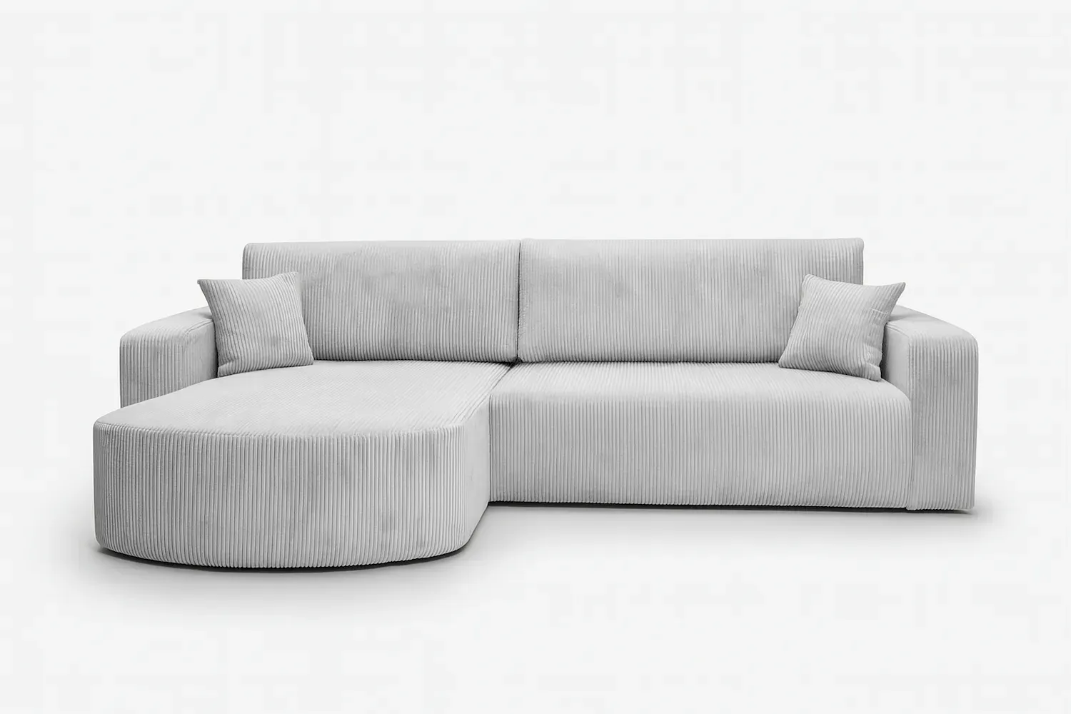 Narożnik uniwersalny BIS rozkładany tkanina Poso 100 waniliowy - NAROZNIK_BIS_XL_POSO100