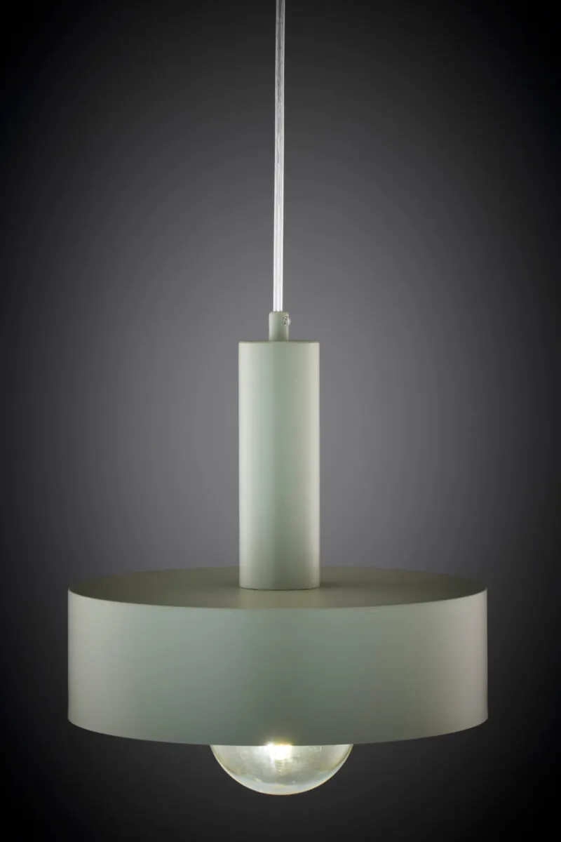 lampa wisząca, pendant, biała, metalowy kolor, żarówka