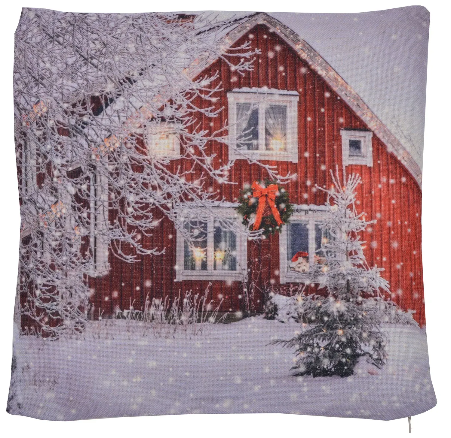 Poduszka świąteczna 45x45 z nadrukiem 538 wielokolorowa