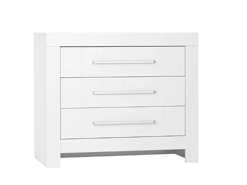 Komoda z szufladami CALMO 111 cm biała