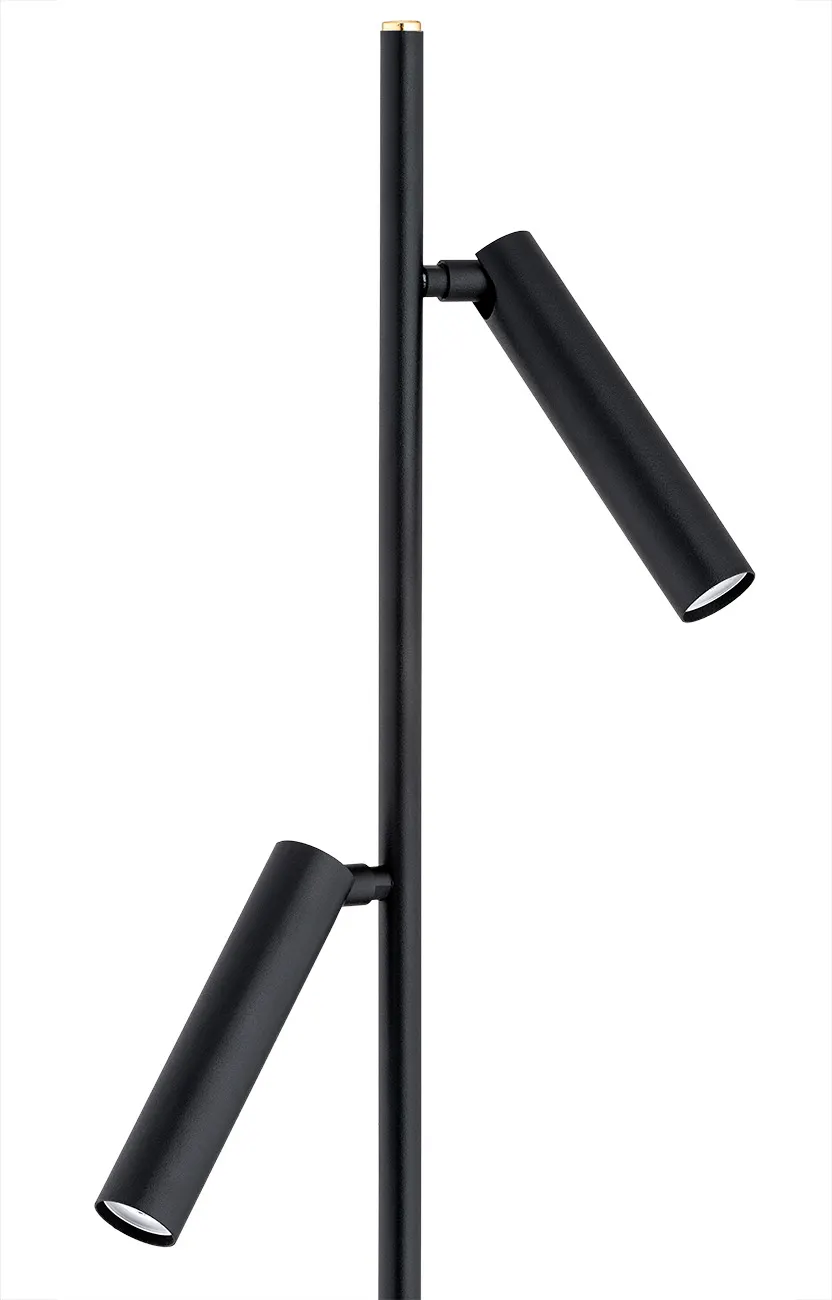 Lampa podłogowa TORRE metalowa czarna 150x30cm - 7082