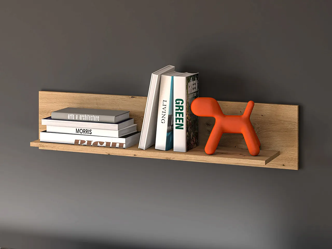 Półka ścienna NEVIO 22 dąb artisan 110cm - 1NEVI22-001