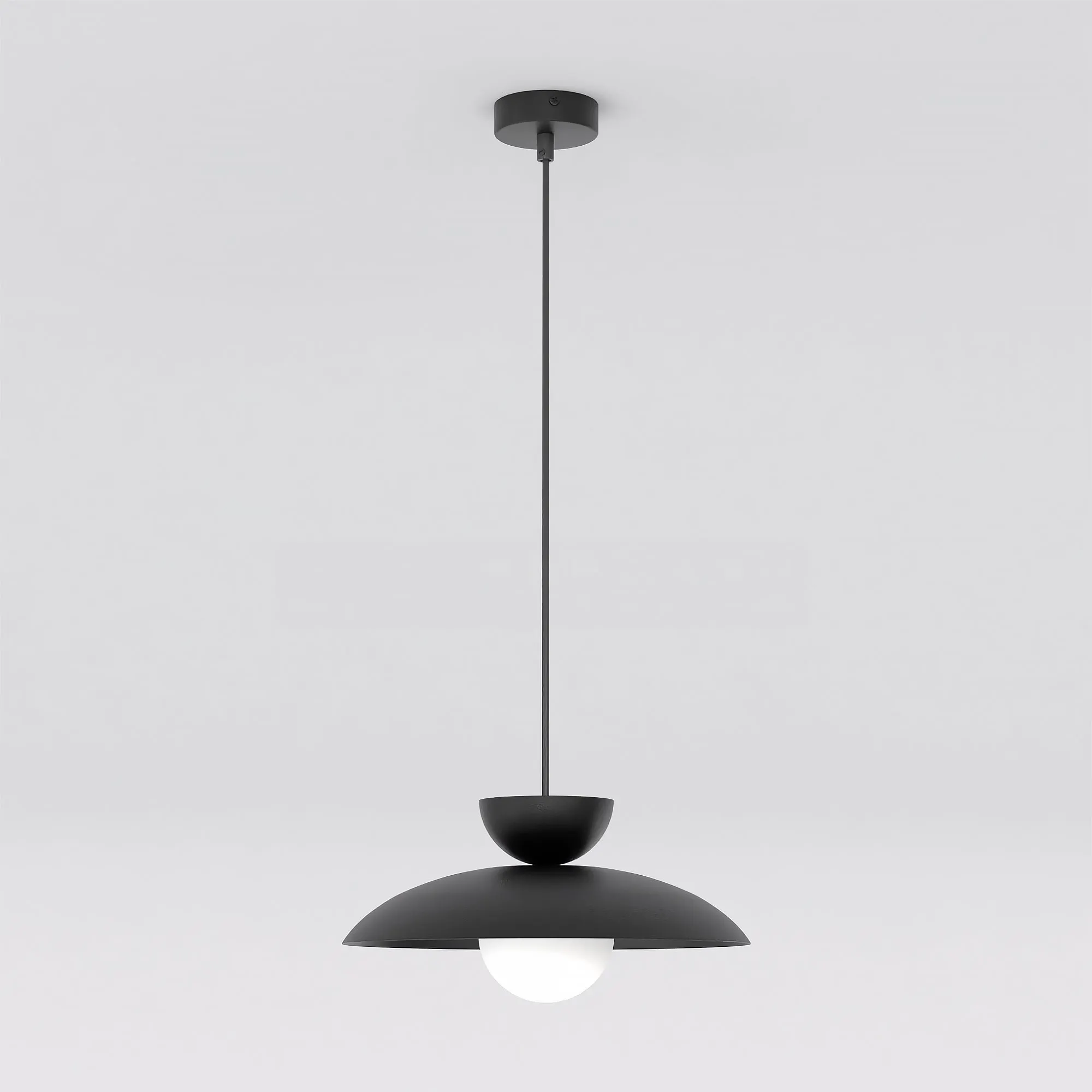 Lampa wisząca MULAN 1 BLACK czarna