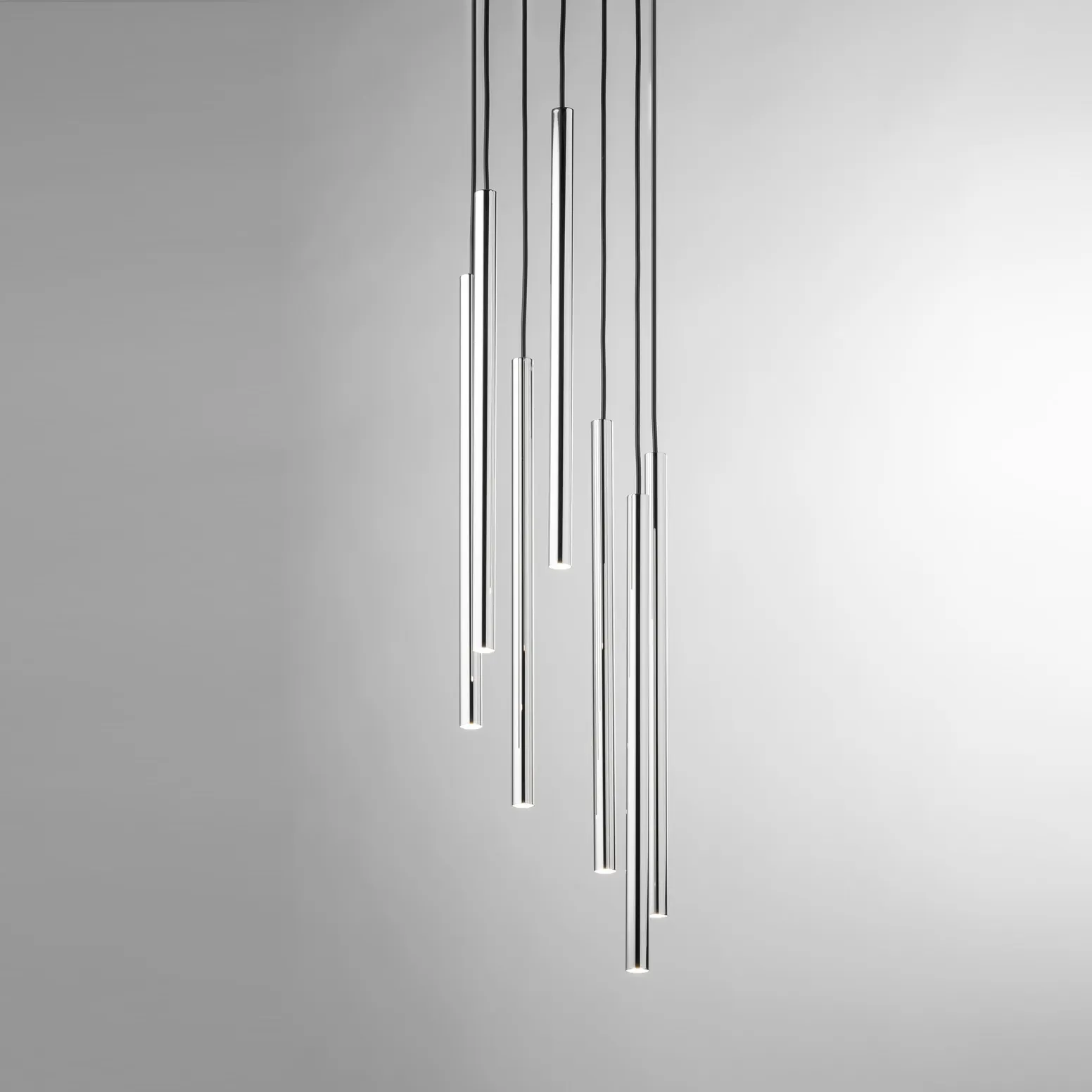 Lampa wisząca SOPEL LUX 7 czarno-srebrna - SI_40734