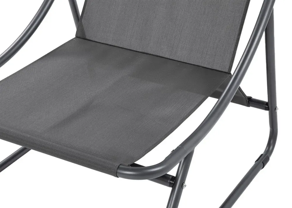 Zestaw mebli ogrodowych VISTA CAFFE 4-set stalowy ciemnoszary - FG005748