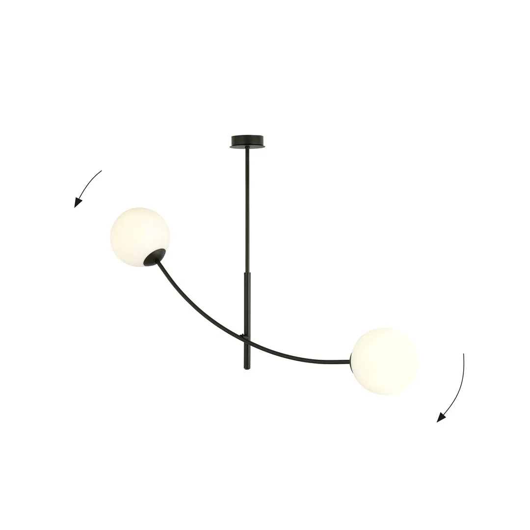 Lampa sufitowa HUNTER Czarny 1102/2 - 1102/2