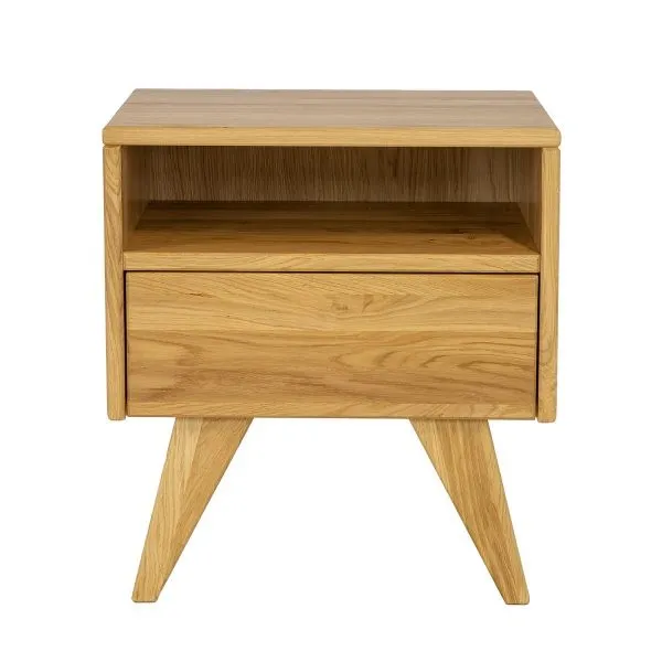 Szafka nocna bukowa SN401 Cherry DREWMAX - 52455