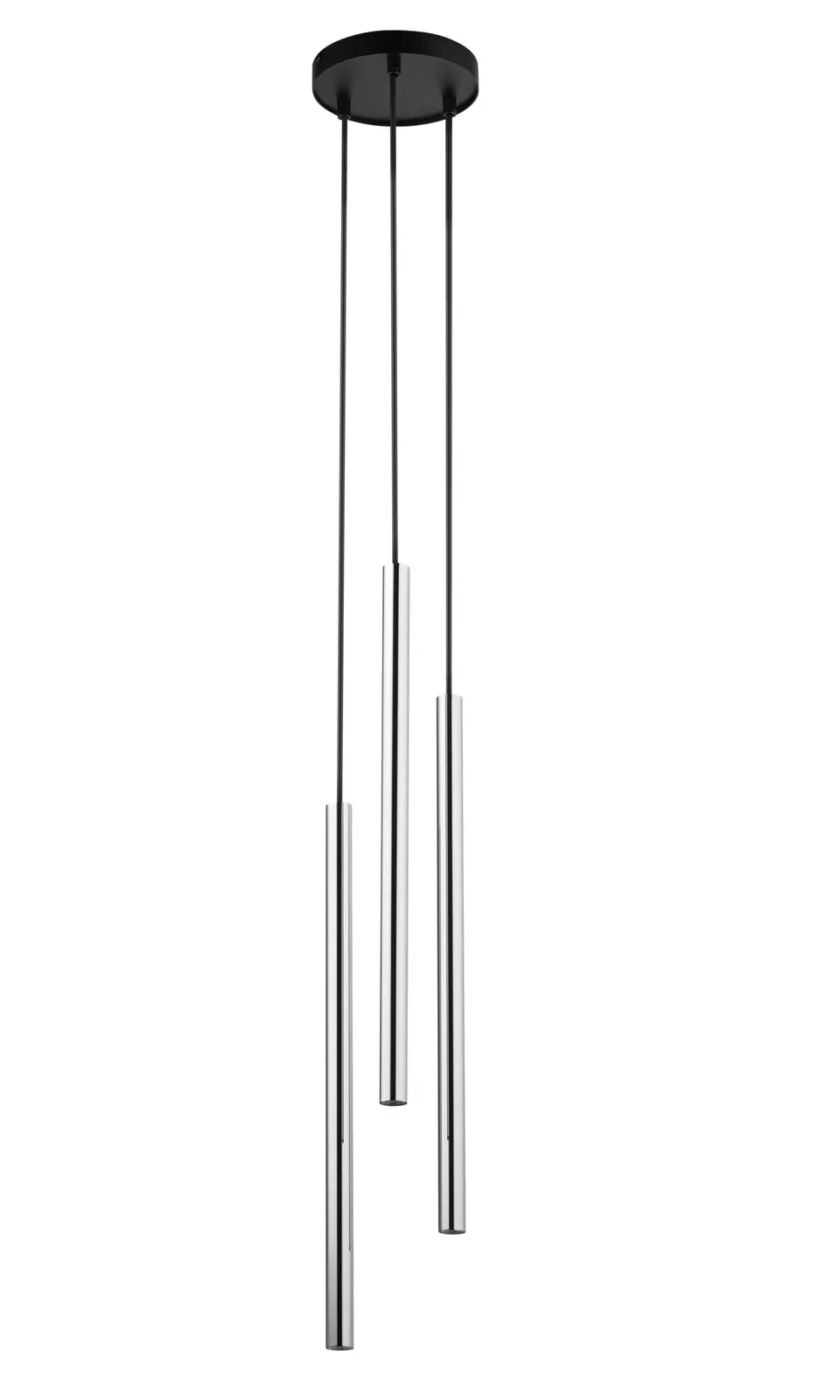 Lampa wisząca SOPEL LUX 3 czarno-srebrna