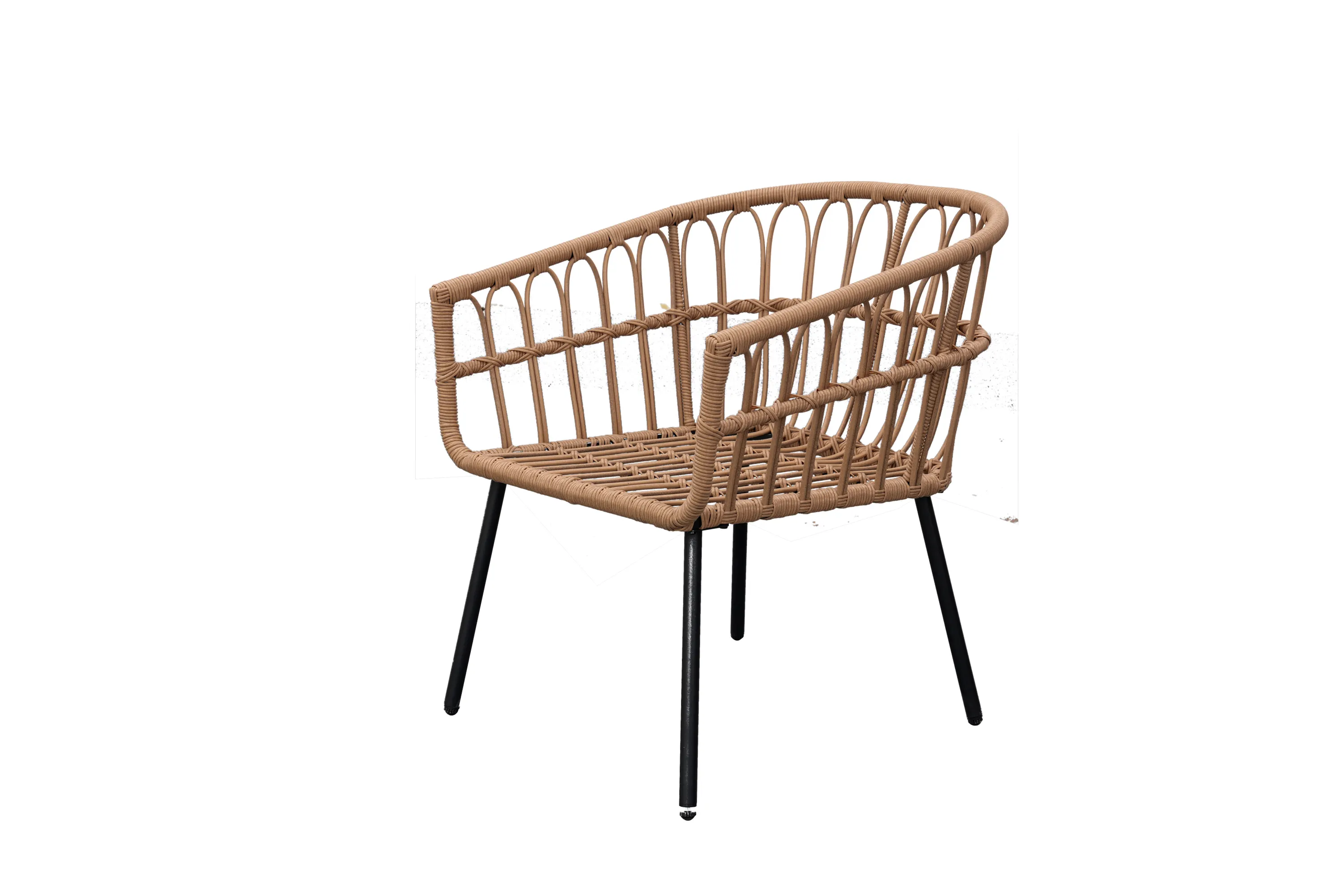 Zestaw ogrodowy wypoczynkowy PLAIT 4-set technorattan szary Zenjoy - PLAIT_SZARY