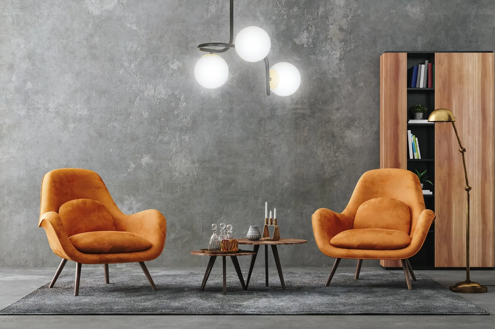 Lampa sufitowa RAGNAR Czarny/Złoty 1032/3 - 1032/3