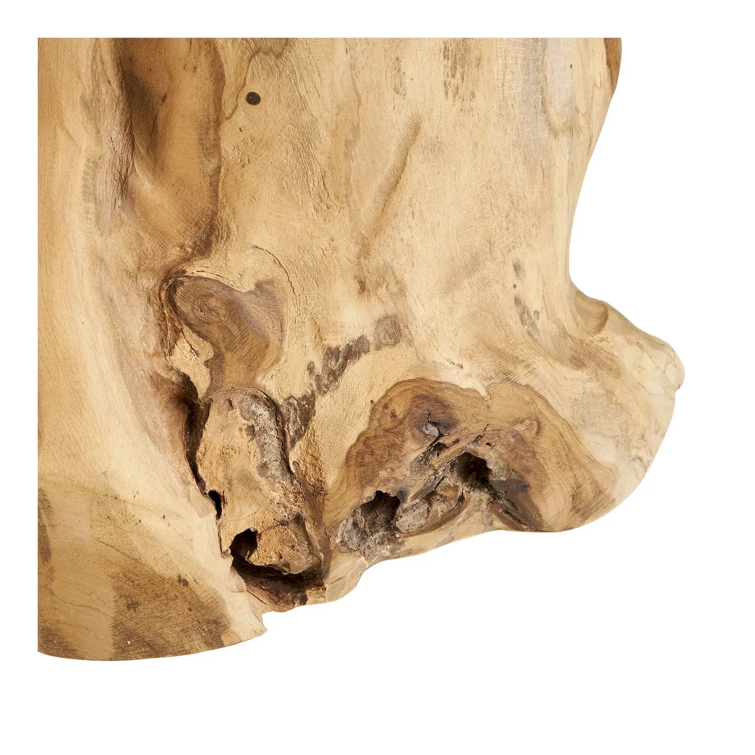 Palena Stolik boczny, teak, naturalny, 40x45 cm - 1601100