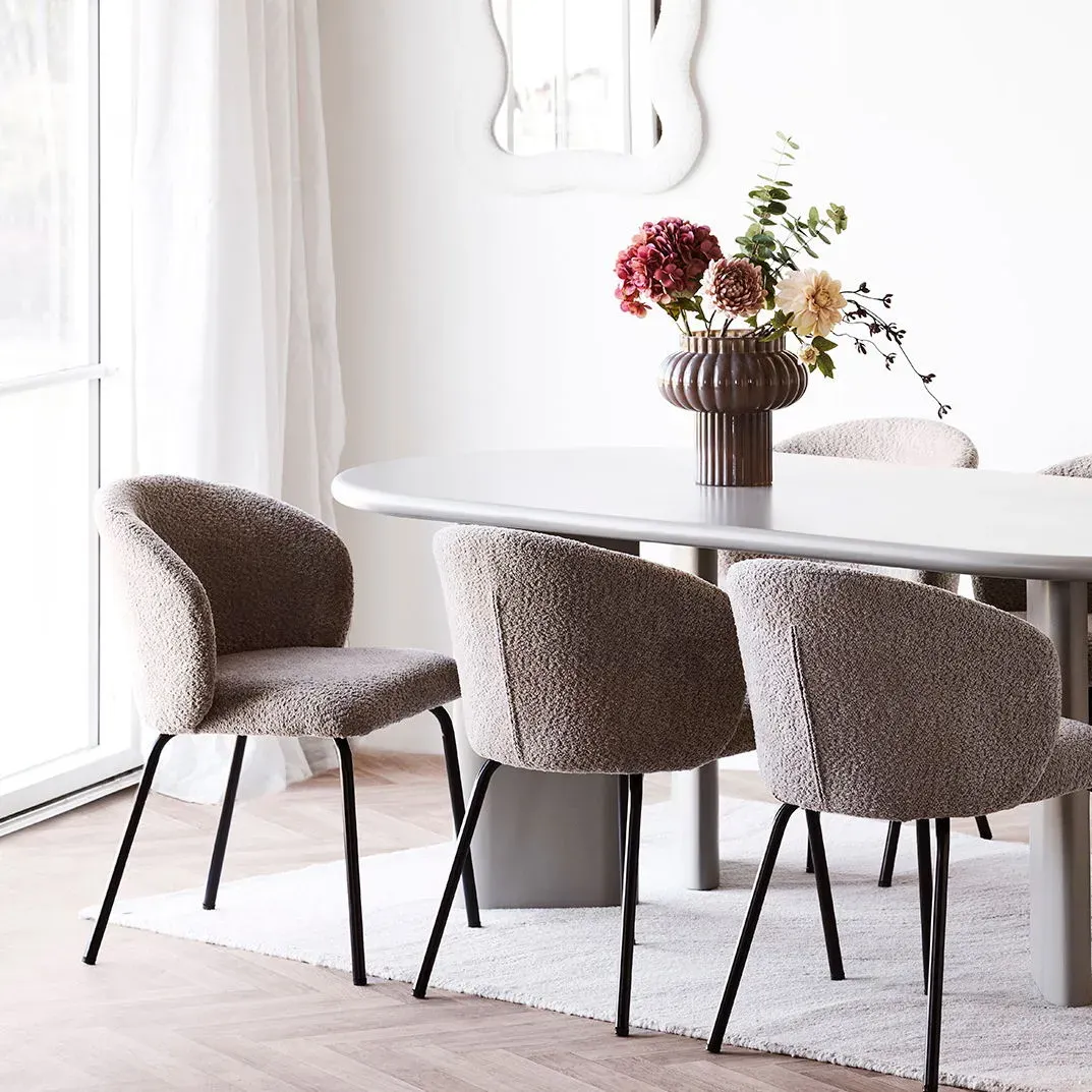 Wazon ze szkła dmuchanego VASE 27x27 cm brązowy - 4441792