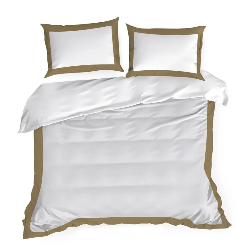 KOMPLET POŚCIELI LAURA 160 X 200 CM BIAŁY KOLOR - EU_436171