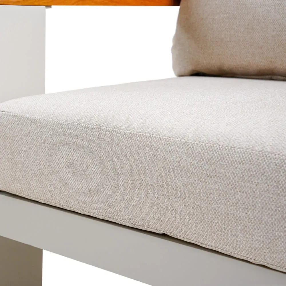Zestaw ogrodowy MOLTO CS sofa + 2 fotele + stolik kawowy beżowy — zdjęcie 7