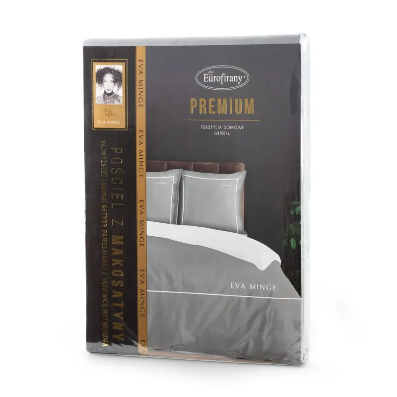 POŚCIEL H 160 X 200 CM SZARY EM - EU_440430