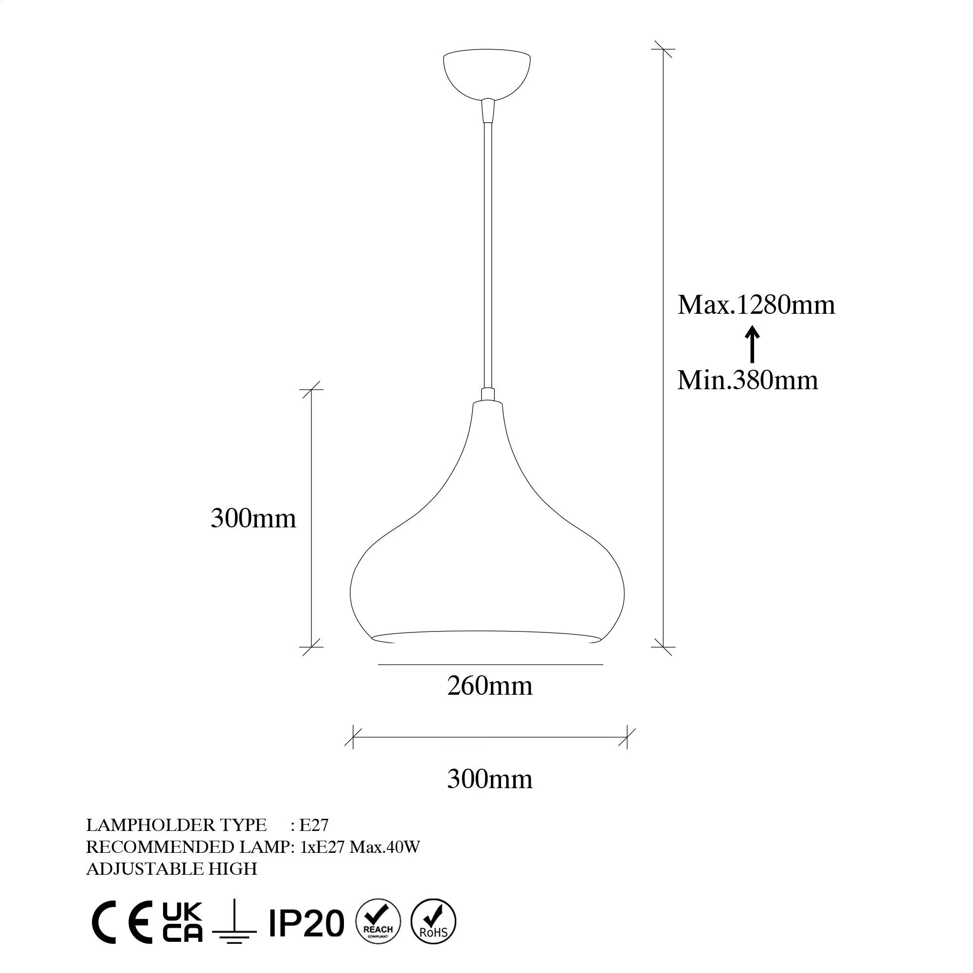 Żyrandol metalowy wiszący MUBA mosiężny - ASI_942FLG1316
