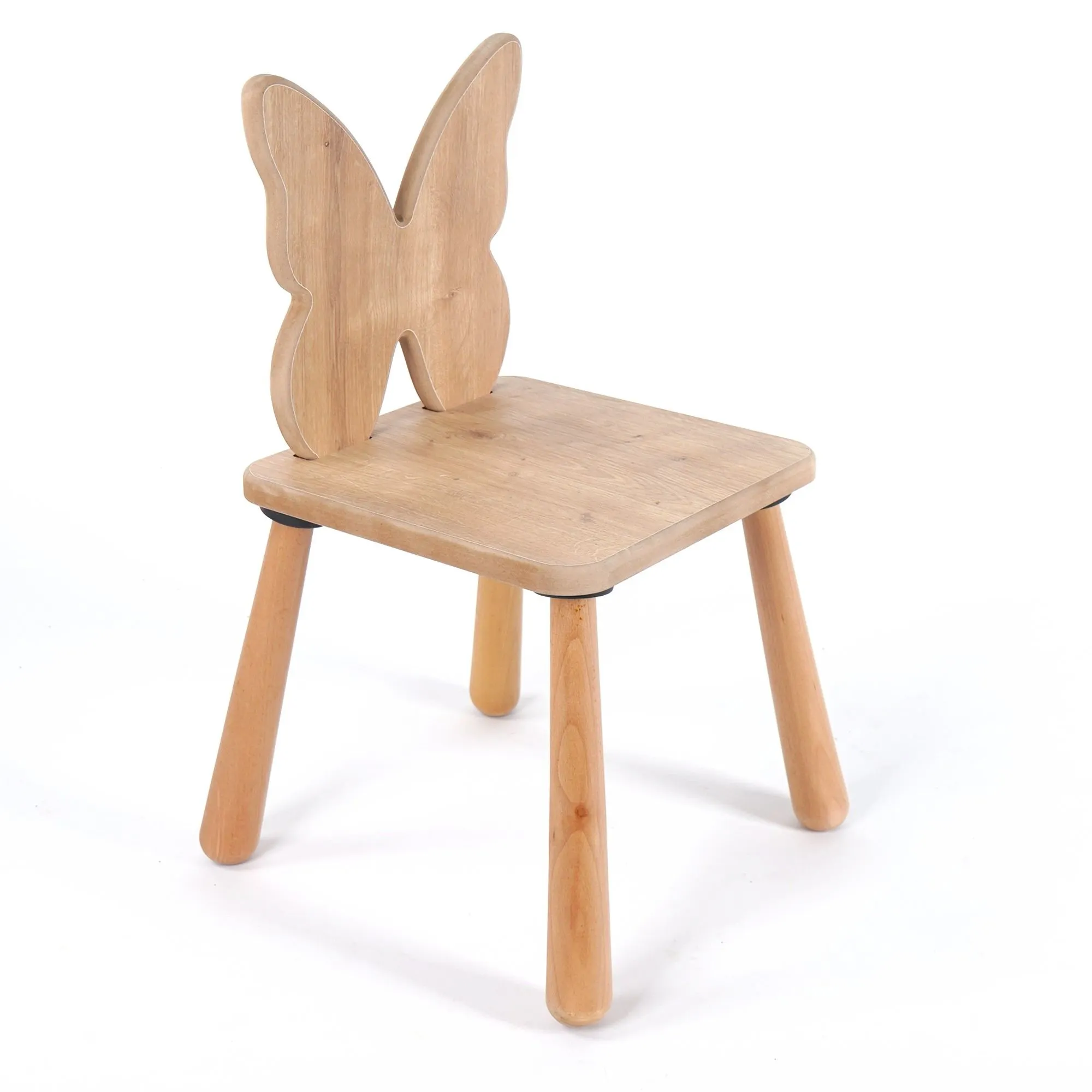 Krzesełko dziecięce drewniane BLTYZ 044 dąb naturalny Sklejka, Drewno, Meble, Krzesło