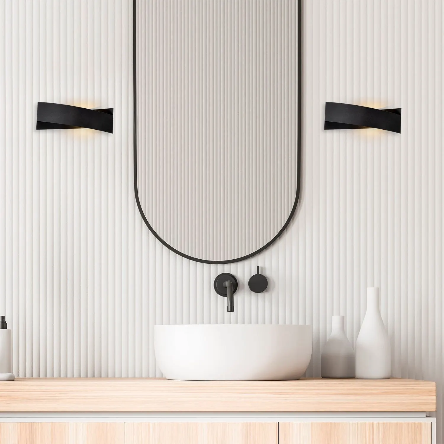 Lampa ścienna kinkiet 7156 czarna - ASI_211LMP1126