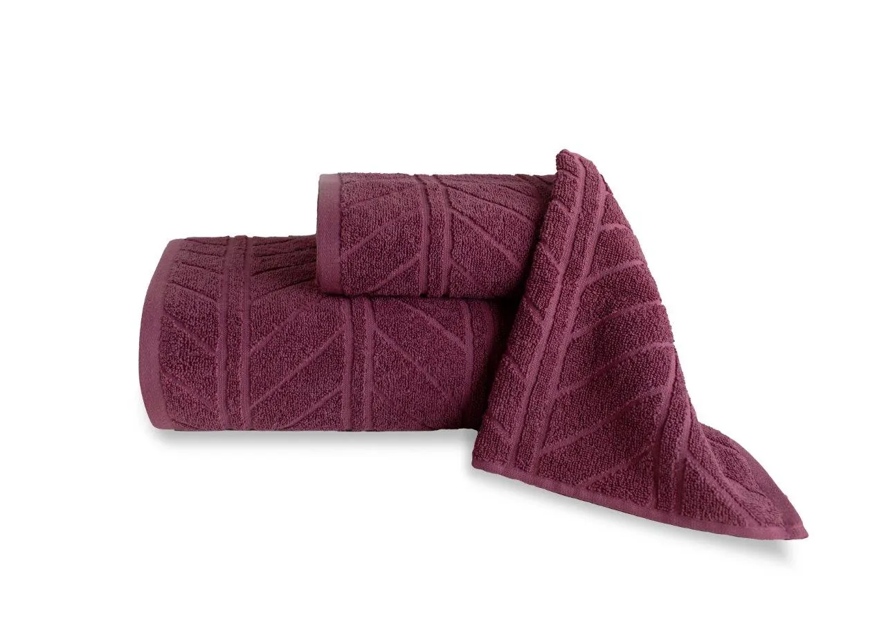 Ręcznik frotte RELIEF 50x90 gramatura 500 różowy - FARO_30233