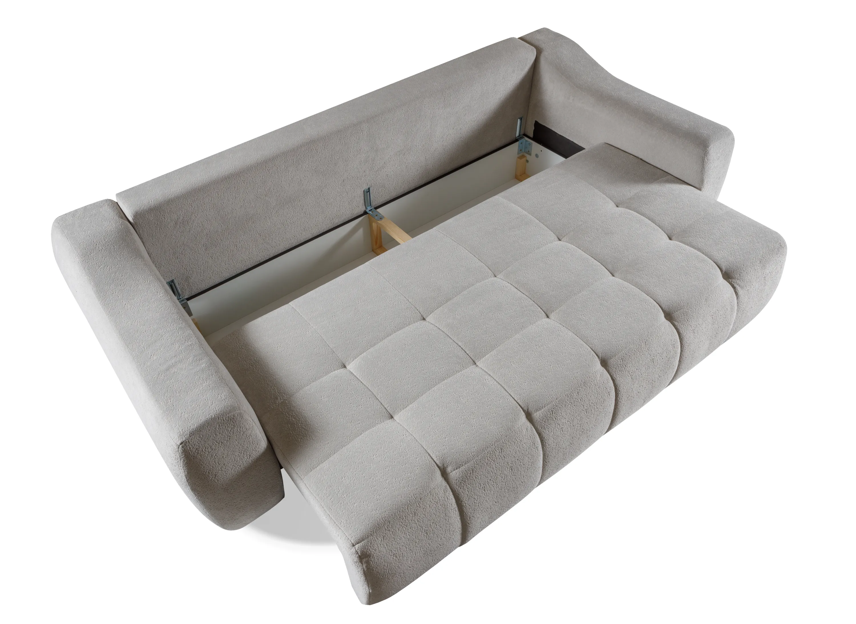 Sofa z funkcją spania Foggia Bellini 1 szara - FOGGIA_BELLINI_1