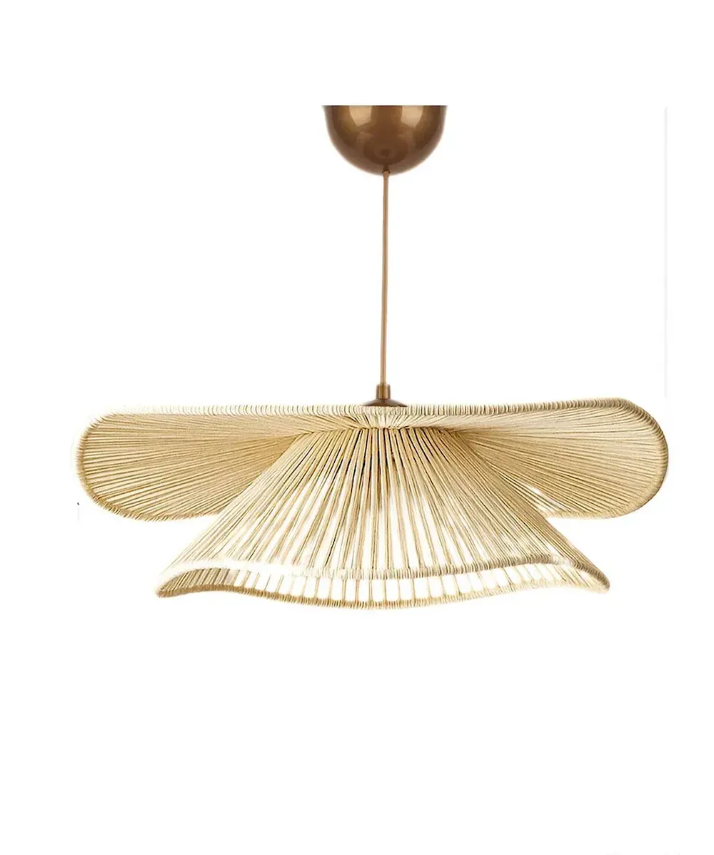 Lampa wisząca DUVELA makrama kremowa
