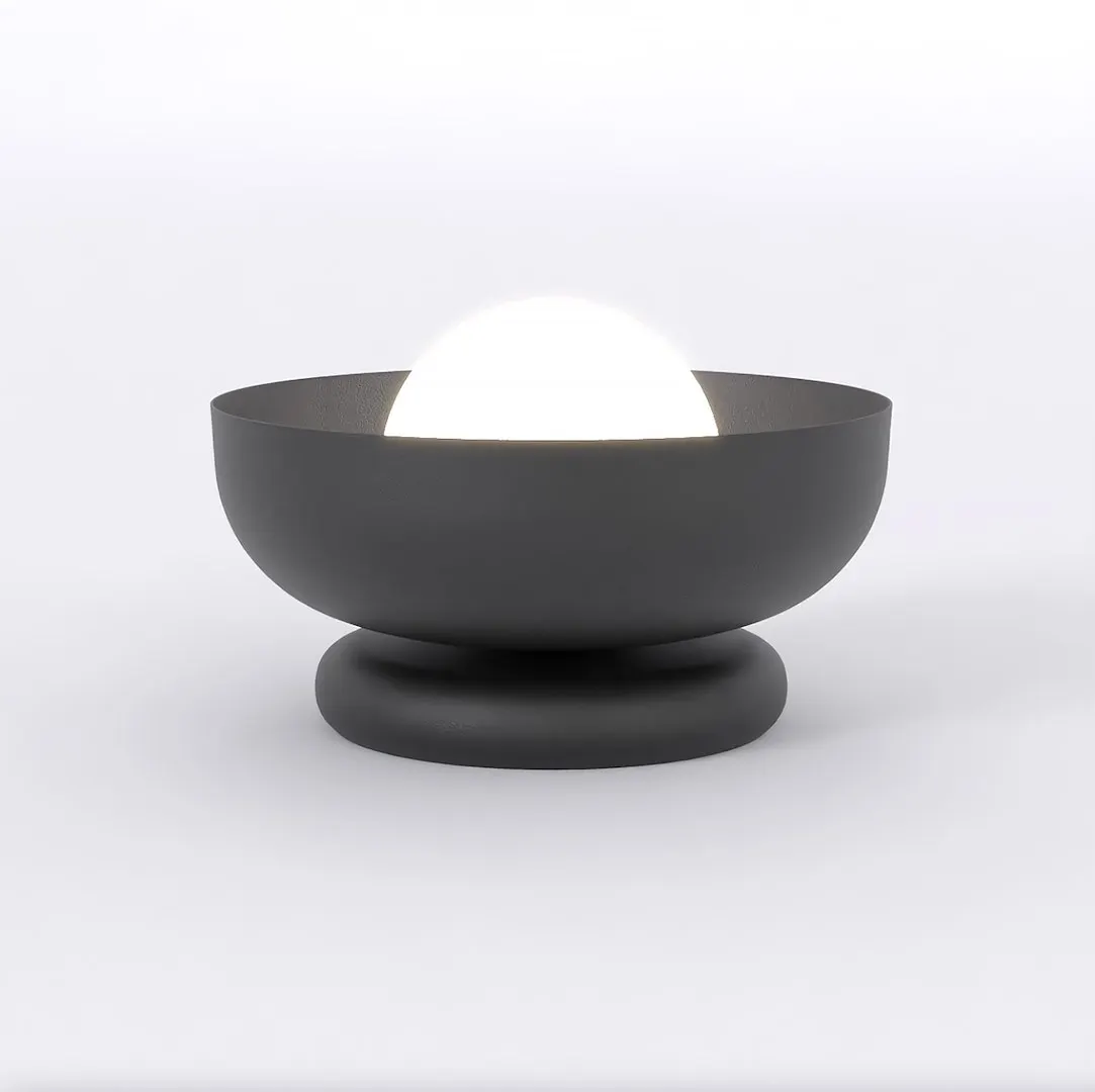 Lampka nocna metalowa OZZY LN1 czarna